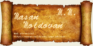 Mašan Moldovan vizit kartica
